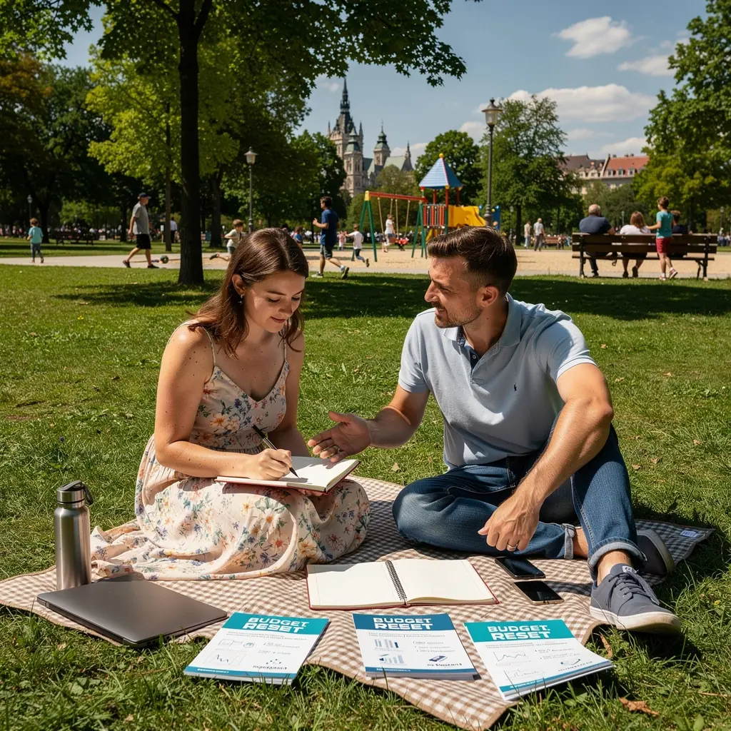 Családi költségvetés tervezését bemutató vizuális ábra